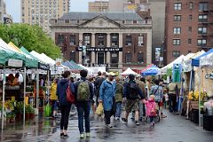 03-2 Farmers Market Flower Stalls Looking East To New York Film Academy Union Square Park New York City.jpg